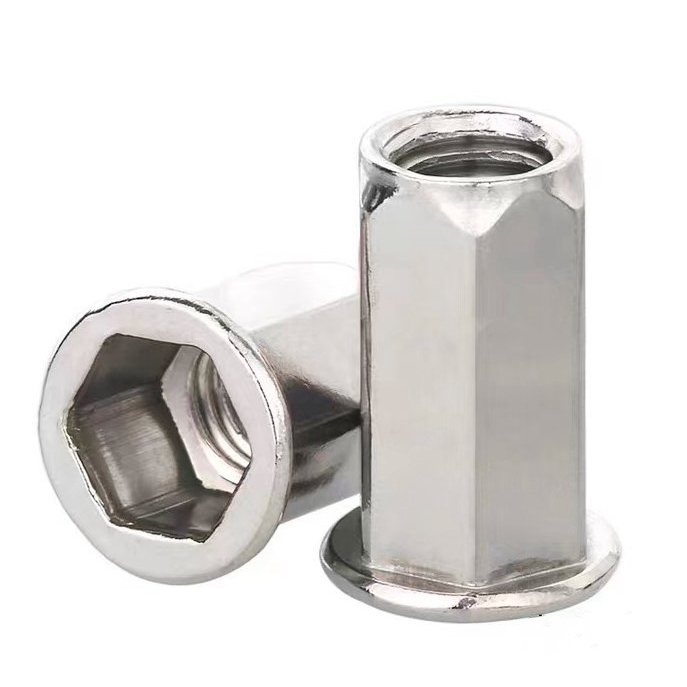 通孔鉚螺母 全六角 不銹鋼(304/316)碳鋼 合金鋼